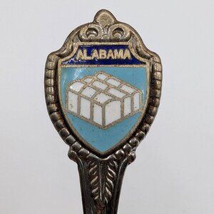 Alabama Souvenir Spoon, Travel Spoons, State Spoons, Decorative Spoons